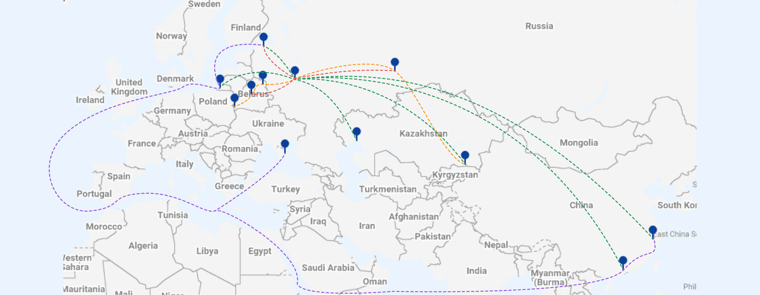 География деятельности ТАТ-Минск